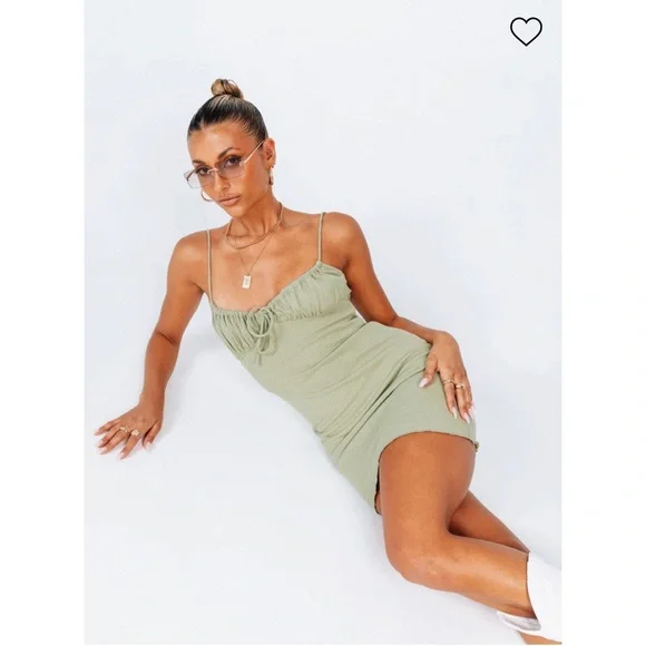 strapless open back dress Danny Mini Dress White